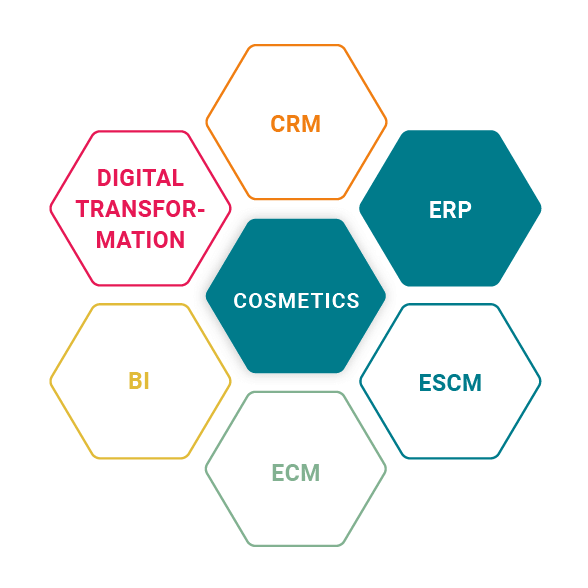 ERP for evident ingredients for the cosmetics industry