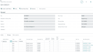 Screenshot out of Bonus Calculation of YAVEON Trade App