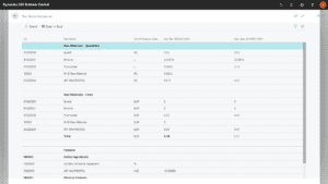 Screenshot Recipe Comparison of Research and Development App