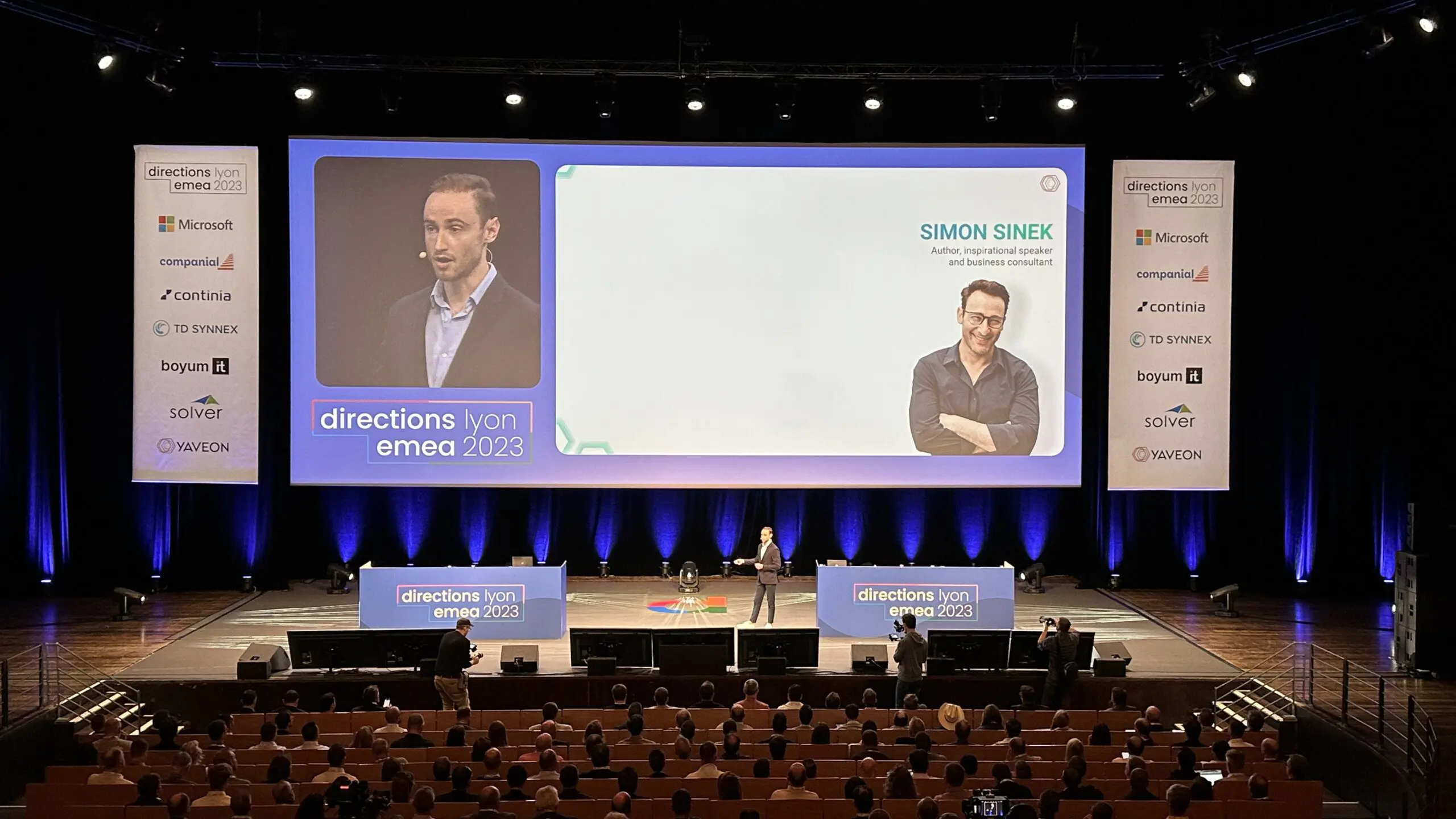 Keynote Michael Ebinger mit Blick auf die Präsentationsfolien