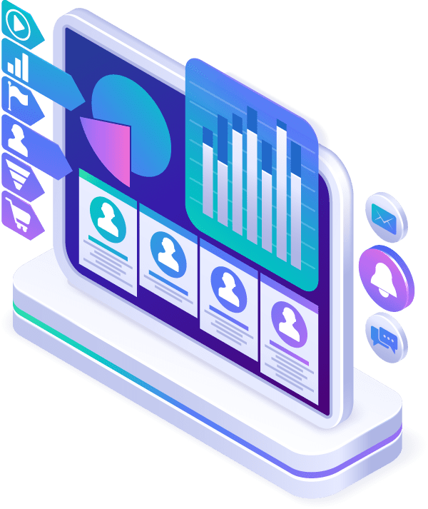 Display mit Graphen und Kontaktprofilen