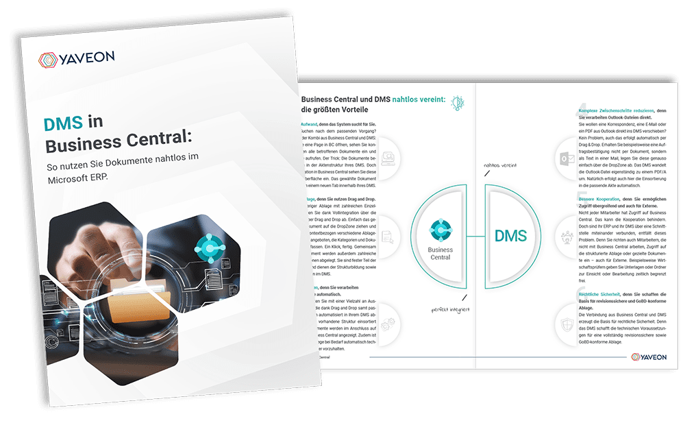 Vorschaubild Whitepaper DMS und Business Central Integration