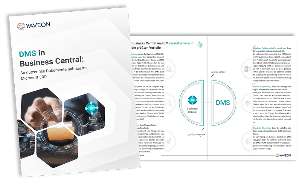 Vorschaubild Whitepaper DMS und Business Central Integration