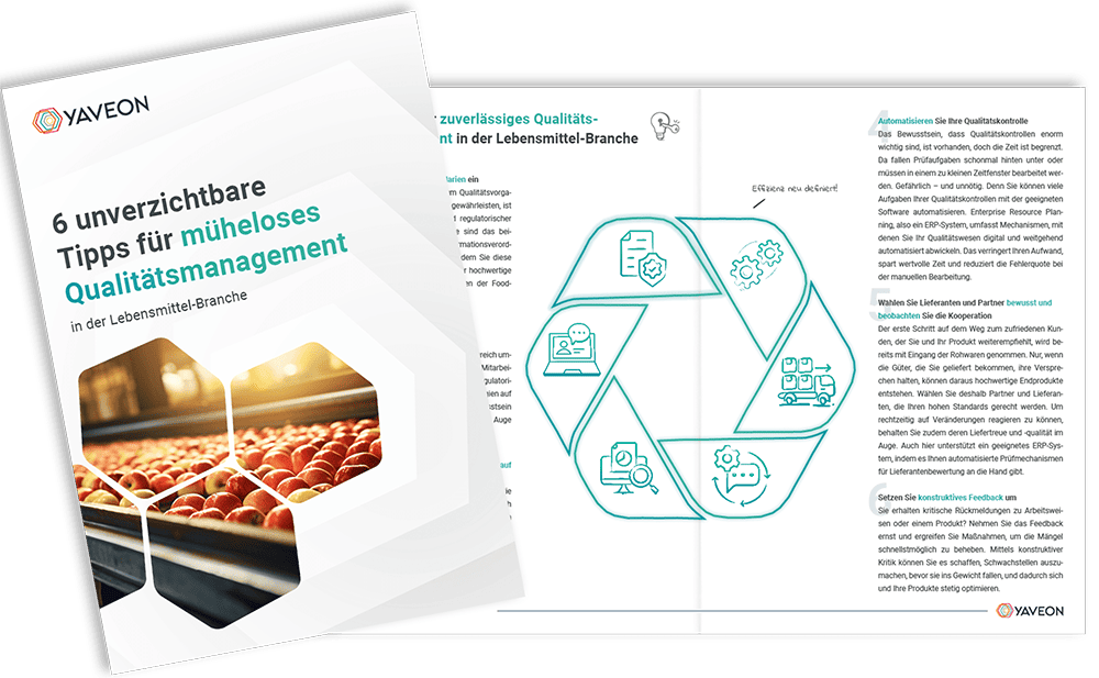 Vorschaubild Whitepaper Qualitätsmanagement in der Lebensmittelindustrie