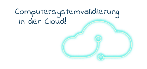 Cloud-Icon mit Text Validierung in der Cloud