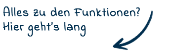 Text: Alles zu den Funktionen? Hier geht's lang