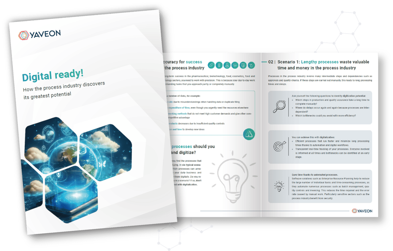 Mockup whitepaper digitalization process industry