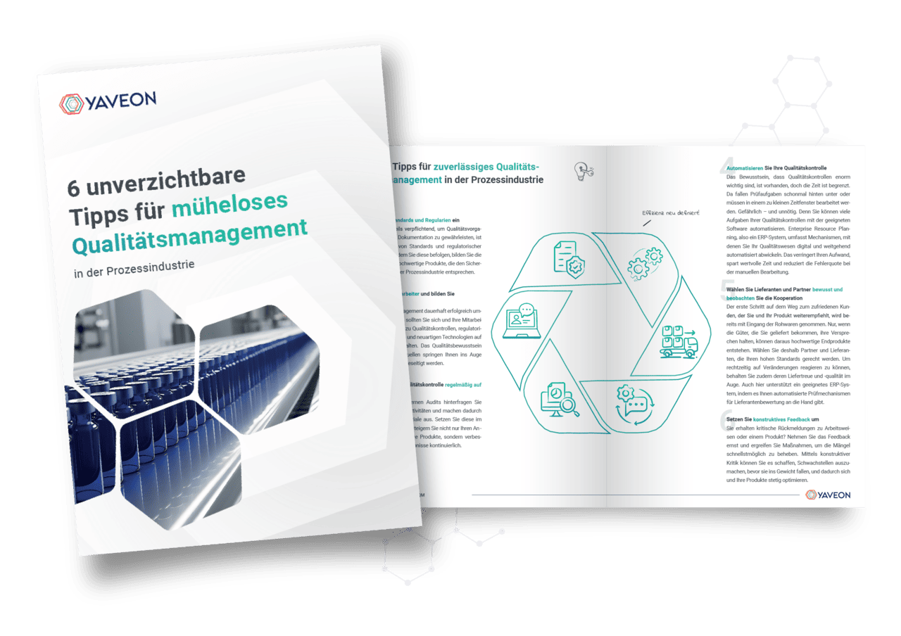 Mockup Whitepaper Qualitätsmanagement Prozessindustrie